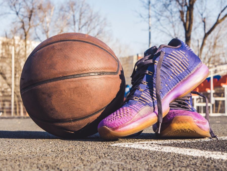 A basketball