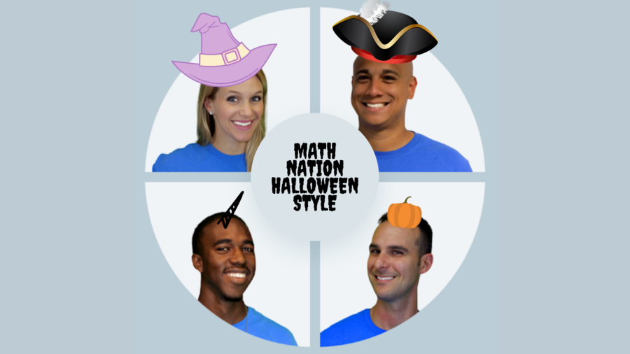 Math Nation Study Experts Wearing Homemade Halloween Costumes