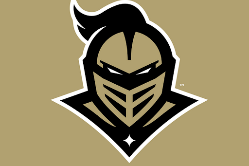 UCF Knights Logo, Tan Background
