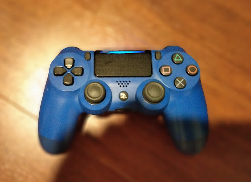 A picture of a PS4 controller