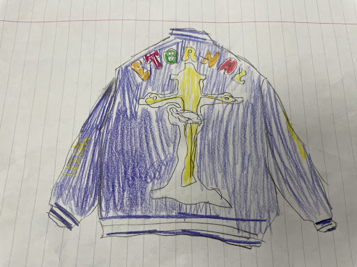 Drawing of Hamlins jacket 