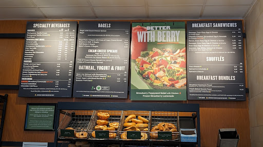 Panera Breads menu featuring their Coolfood meals