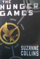 The cover of the first Hunger Games book
