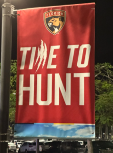 Image of Florida Panthers sign