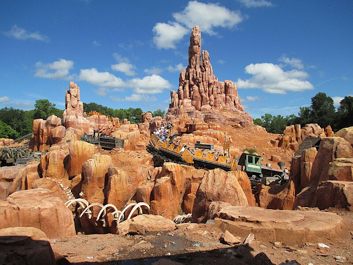 Picture of the Big Thunder Mountain ride at the Magic Kingdom