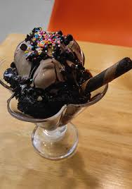 Chocolate ice cream.