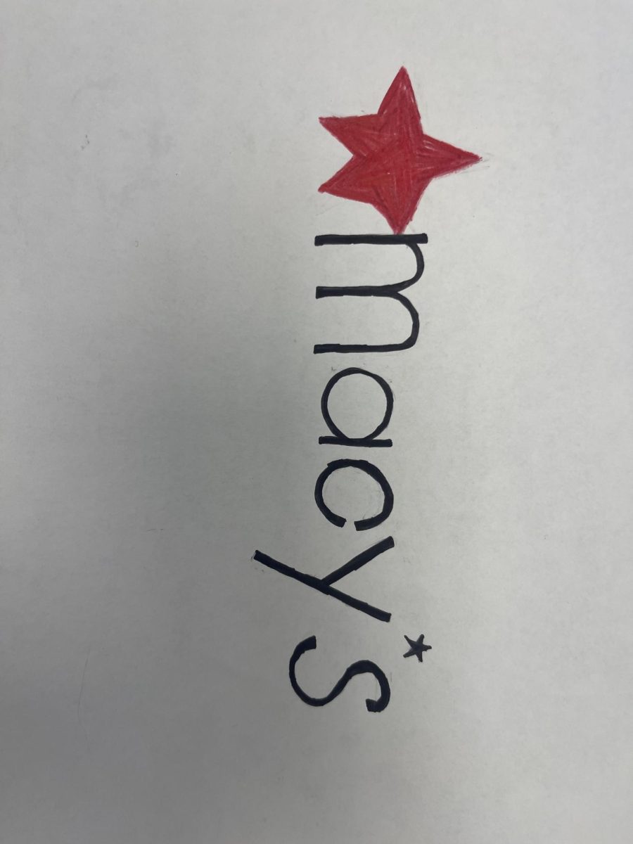 A drawing of the Macy's logo.