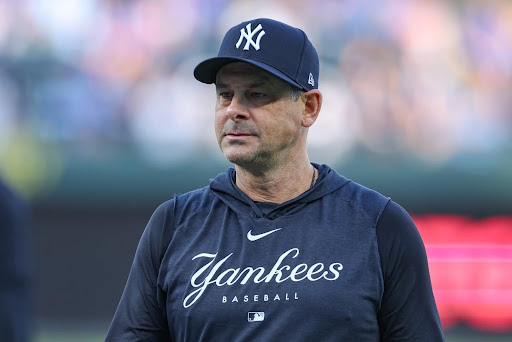 A picture of Aaron Boone, the Yankees Manager. 