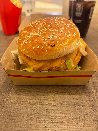 A photo of the Chicken Big Mac.