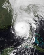 Hurricane Helene making landfall on September 26th