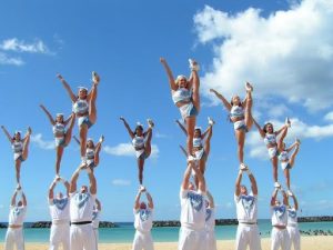 A photo of cheerleaders courtesy of Creative Commons