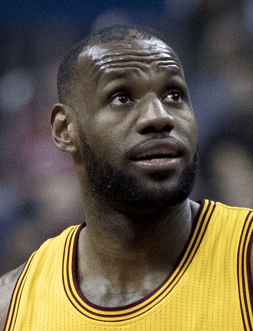 LeBron in 2017 by Keith Allison