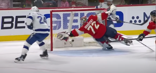 Bobrovsky's save from the last playoffs.