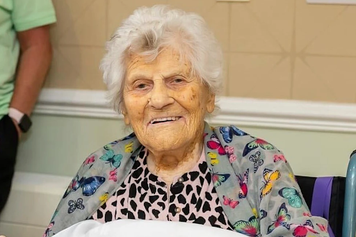 Photo of 115 year-old Ethel Caterham
