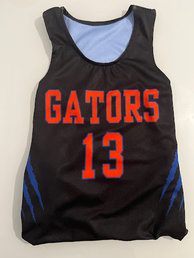 A picture of WLMS basketball jersey.