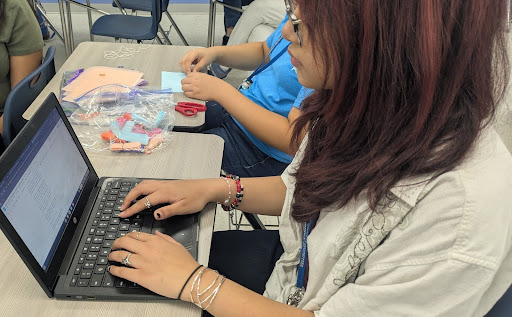 Image of a student studying taken by Ayla S