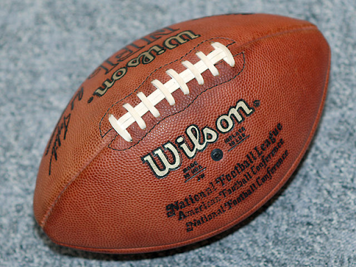 American football Credit: Wikimedia Commons
