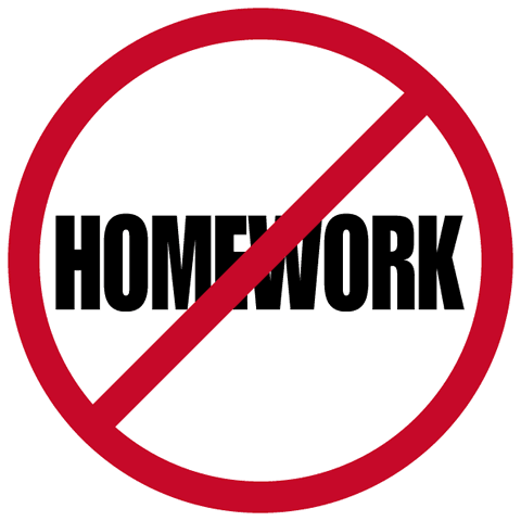 No homework