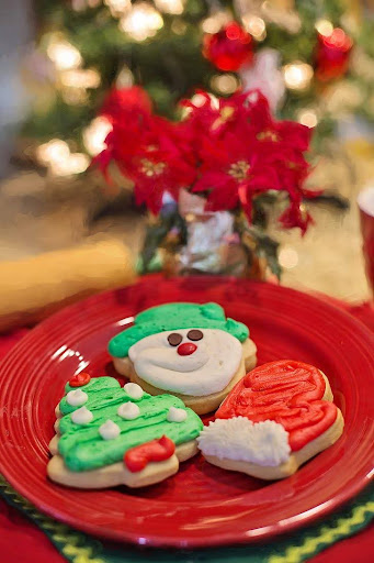 Photo of Christmas cookies.
