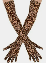 Leopard print gloves  