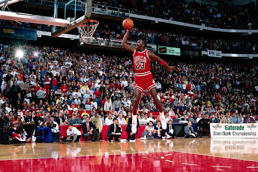 Photo of Michael Jordan Dunking