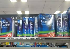 Photo of the Oxford Dictionary.