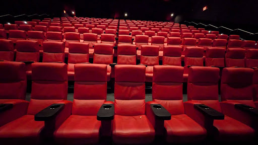 Empty movie theater seats
