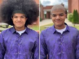 Before and after of Kieran