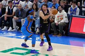 A Game of Luka Doncic Playing
