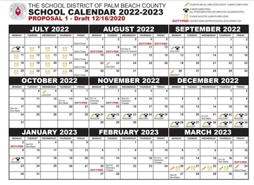 Picture of School Calendar