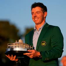 Rory Mcilroy winning masters.
