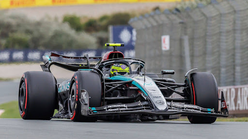 Photo of an F1 Race Car.